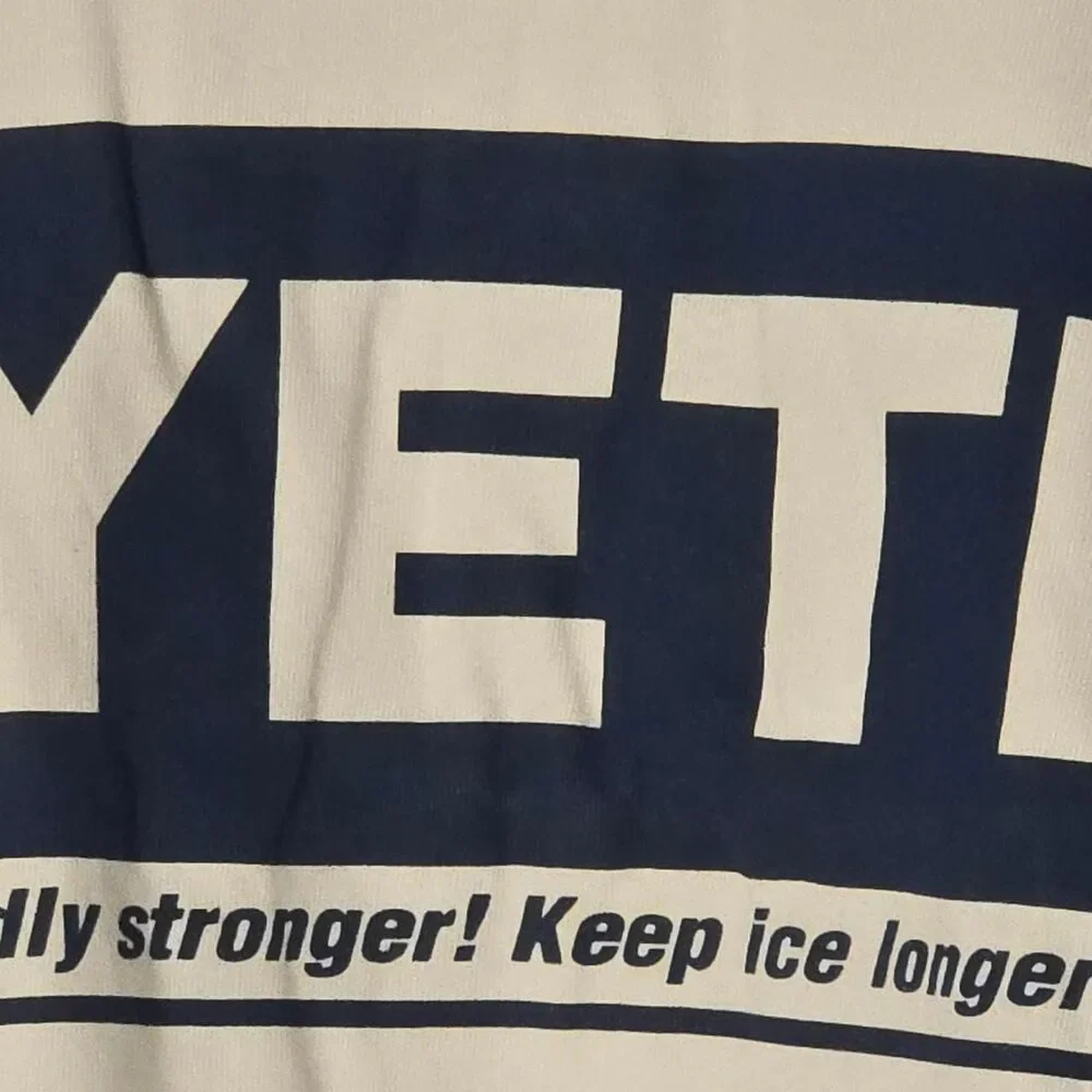 Yeti Women's White T-shirt (L-#47) - Picture 2 of 3